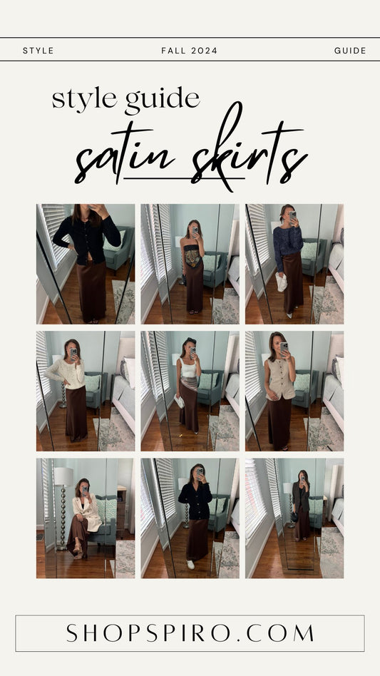 the styling guide to satin skirts - Spiro